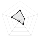 五维质量雷达图