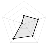 五维质量雷达图