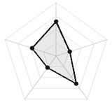 五维质量雷达图