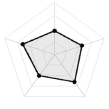 五维质量雷达图
