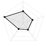 五维质量雷达图