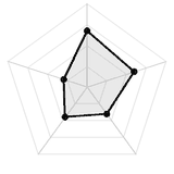 五维质量雷达图