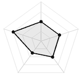 五维质量雷达图