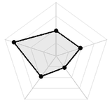 五维质量雷达图