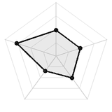 五维质量雷达图