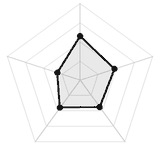 五维质量雷达图