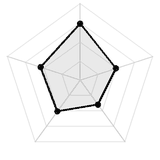 五维质量雷达图