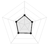 五维质量雷达图