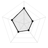 五维质量雷达图
