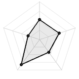 五维质量雷达图