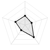 五维质量雷达图