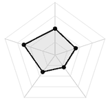 五维质量雷达图