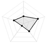 五维质量雷达图