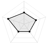 五维质量雷达图