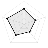 五维质量雷达图