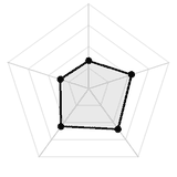 五维质量雷达图