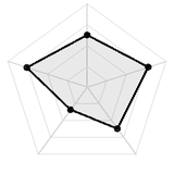 五维质量雷达图