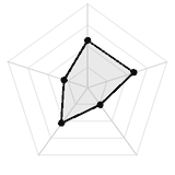 五维质量雷达图